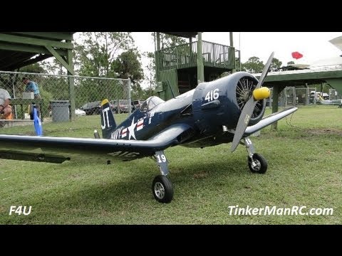 Ziroli Giant Scale F4U Corsair Flight