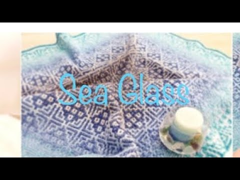 Sea Glass Mosaic by BebaBlanket (getting started)