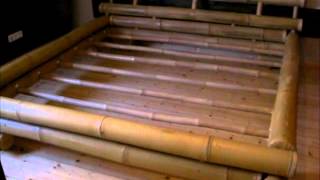 Vorstellung eines Bambusbettes (u.a. Aufbau, Lattenroste usw.)