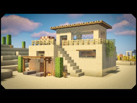 Yohey The Android - Minecraft: How to build a Desert House [Tutorial]