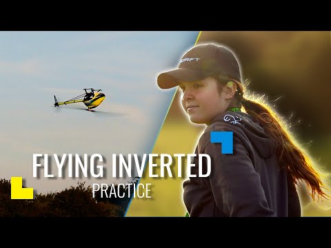 This is how I fly an RC helicopter INVERTED - practice