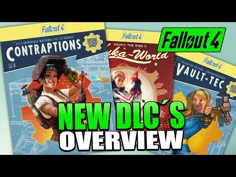 Fallout 4 - What to expect from the new DLC's Contraptions Workshop, Vault-Tec Workshop, Nuka World