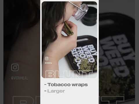 Blunt vs Joint #blunt #joint #cannabiseducation