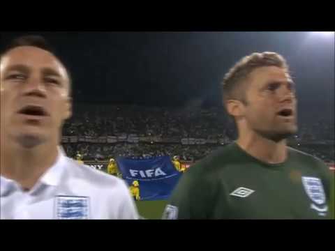 Anthem of England vs USA FIFA World Cup 2010