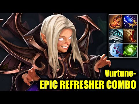 🔥 THE BEST INVOKER EVER - EPIC REFRESHER COMBO - VURTUNE - 23-0 - DOTA 2 PRO GAME HIGHLIGHTS