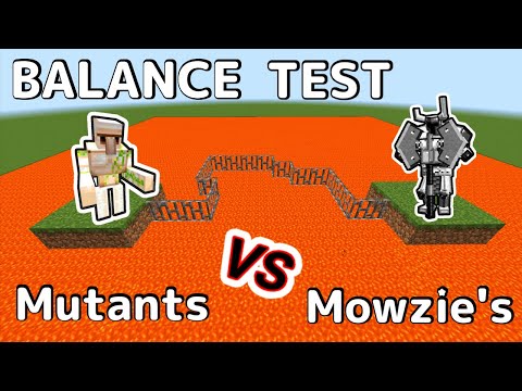 Minecraft Balance Test Mutants Vs. Mowzie's Monsters