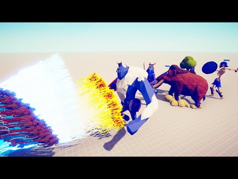 GIANT UNITS SQUAD vs EVERY THREE GODS - Totally Accurate Battle Simulator TABS