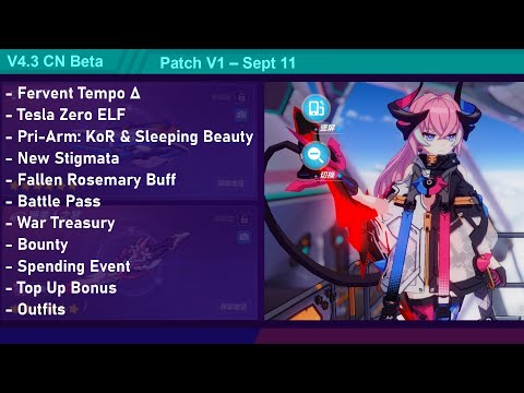V4.3 Beta Patch V1 - Fervent Tempo Δ, Pri-Arms, Battle Pass, Bounty | Honkai Impact 3 崩坏3
