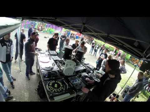 Widsid, Schwan and Marbelz @Double Trouble - Graffiti + Turntablism Jam