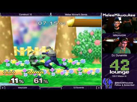 Construct 10 - iateyourpie (Blue) vs DJ Dynamite (Green) - Melee Winner's Semis