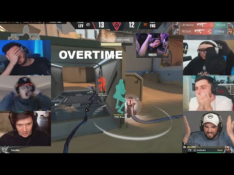 FNATIC vs LEVIATAN INSANE OVERTIME MATCH | TARIK SHANKS HIKO MIXWELL meL SLIGGY REACTION HIGHLIGHTS