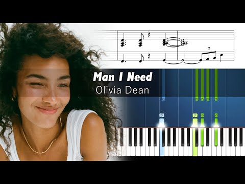 Olivia Dean - Man I Need - Accurate Piano Tutorial with Sheet Music