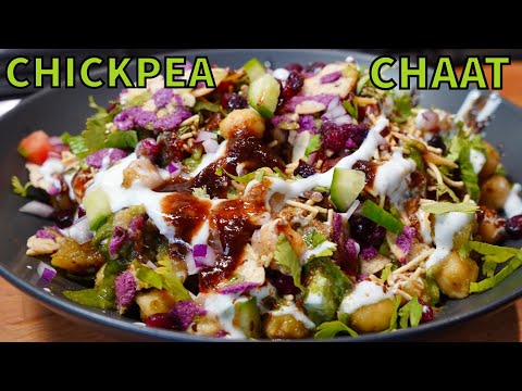 MOUTHWATERING DELICIOUS CHICKPEA RECIPE | ALOO CHANA CHAAT With Chaat Masala Recipe