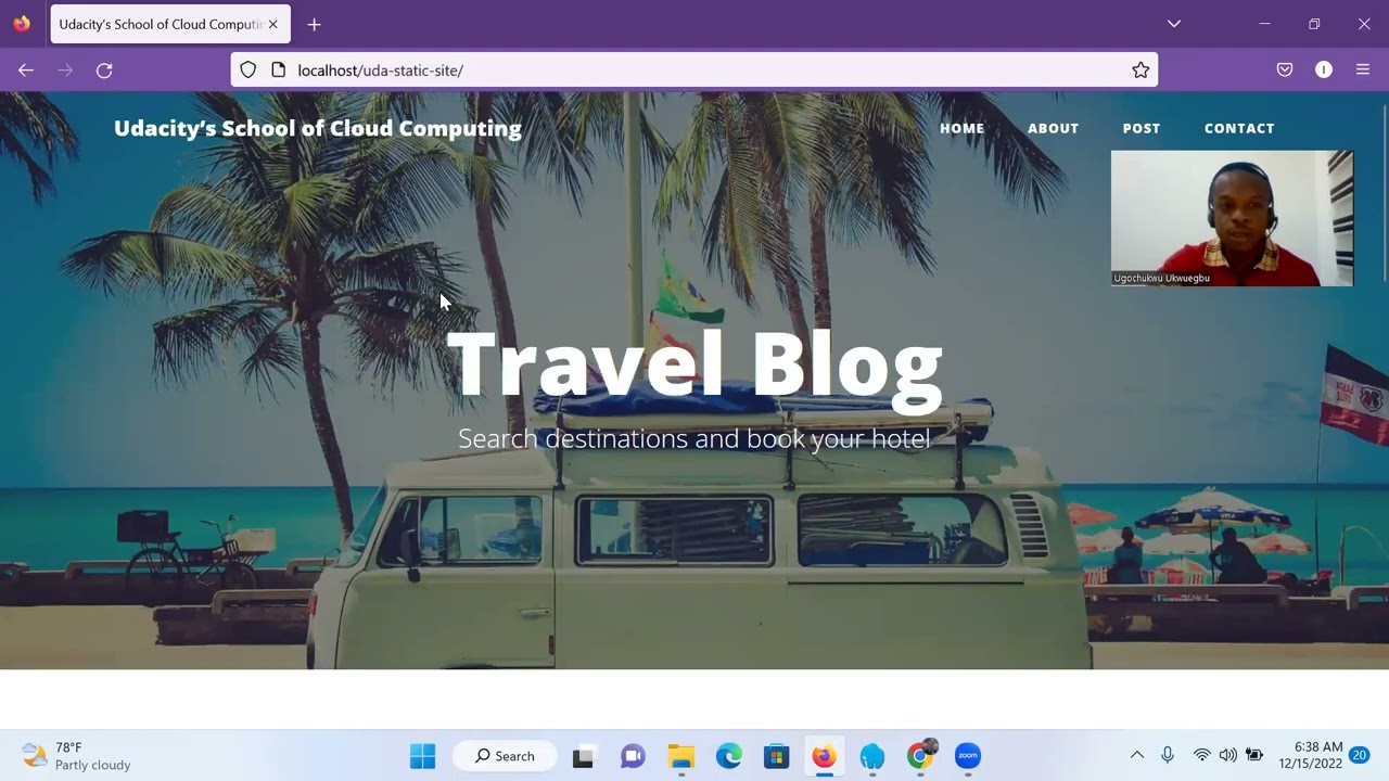 ALX Udacity Cloud Developer Nanodegree Project 1 - Deploy Static Website on AWS