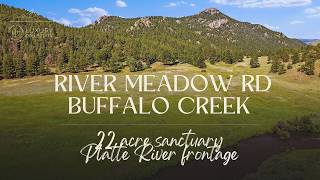 Platte River Frontage! 22-Acre Legacy Retreat in Buffalo Creek, CO