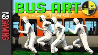 GTA 5 - Bus Art - San Andreas Test Dummies Ep. 78 - GTA 5 Funny Moments