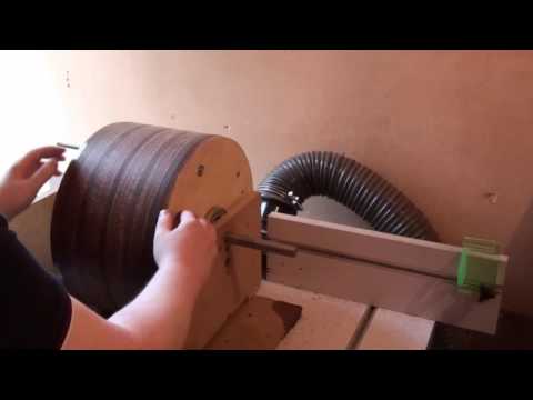 Murray Drums - 14x7 Snakewood and Wenge Shell Under Construction!