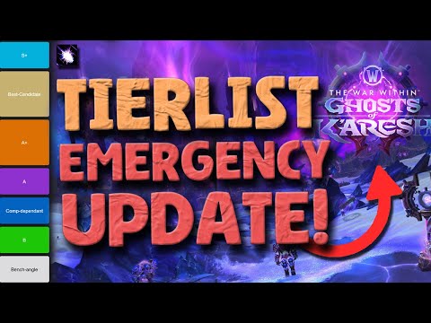 Emergency S3 TIERLIST Update (Pre-Season) - Mythic+ RANKING ALL SPECS & CLASSES - Patch 11.2 | TWW