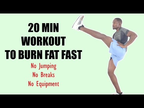 20 Minute Easy Walk at Home Exercise for Weight Loss 200 Calories