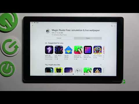 How to Download and Apply Live Wallpapers on CHUWI HiPad X // Magic Fluids Free App