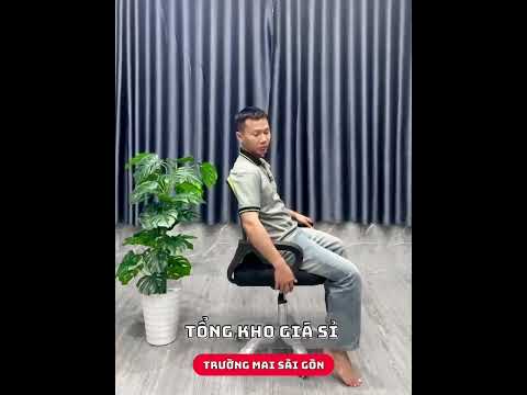 Ghế Xoay Văn Phòng Nâng Hạ Lưng Quạt - GX10