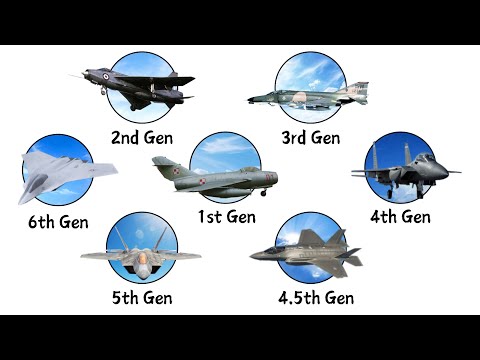 EVERY Gen Fighter Jet EXPLAINED in 11 Minutes!