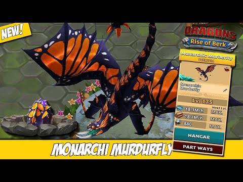 Premium Monarchic Murderfly (Deathgripper) Titan max level 175 | Dragons: Rise of Berk