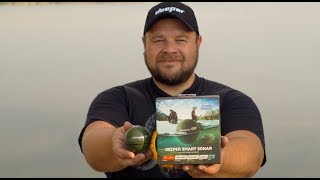 При обнаружении с помощью эхолота косяка рыбы было замечено