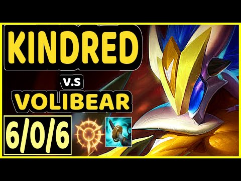 CINKROF (KINDRED) vs VOLIBEAR - 6/0/6 KDA JUNGLE CHALLENGER GAMEPLAY - EUW