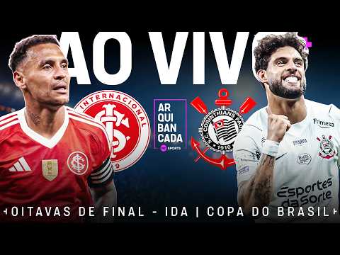 AO VIVO: INTERNACIONAL X CORINTHIANS (PRÉ-JOGO, NARRAÇÃO E PÓS) | OITAVAS – IDA | COPA DO BRASIL