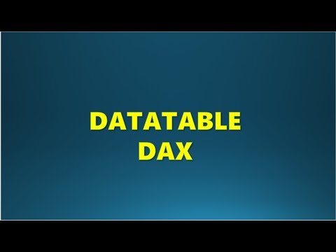 DATATABLE DAX in Power BI #dax #analytics #powerbi #powerquery