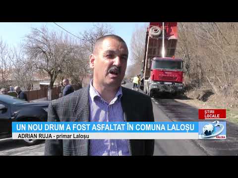 UN NOU DRUM A FOST ASFALTAT ÎN COMUNA LALOȘU