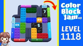Color Block Jam Level 1118 Solution Walkthrough