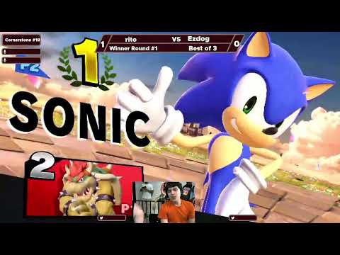 rito (Bowser) vs Ezdog (Sonic) - Winners Round 2 - Cornerstone #19