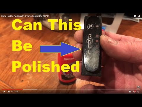 AMAZING! How To Shine Scratched Plastic in Minutes !! #polishing