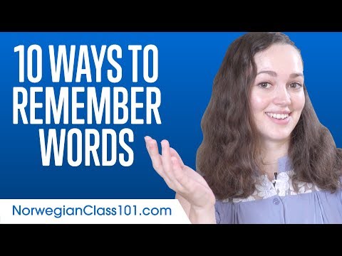 10 Ways to Remember Words in Norwegian