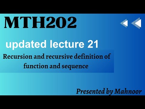 mth202 short lecture 21 | vu updated short lecture 2024 | by Mahnoor