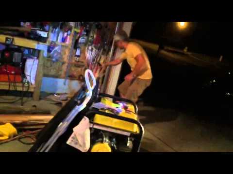 Machete Vs Snake in Garage