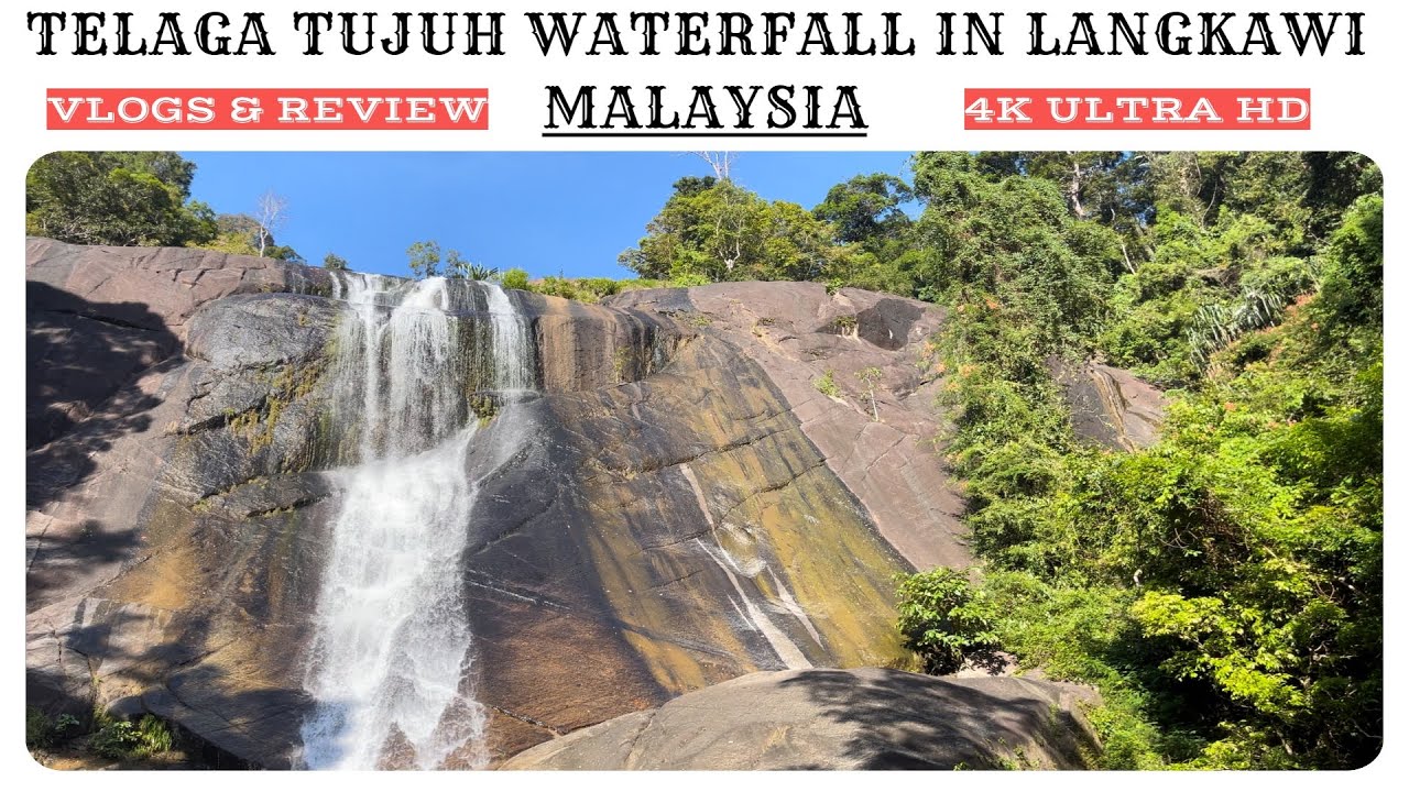 Explore Seven Wells Waterfall in Langkawi, with stunning cascades, natural pools, and serene rainforest views