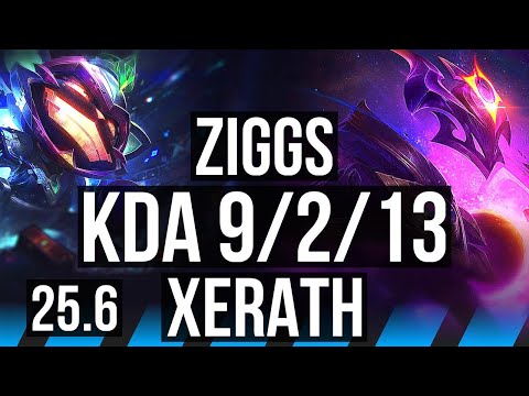 ZIGGS vs XERATH (MID) | 55k DMG | EUW Master | 25.6