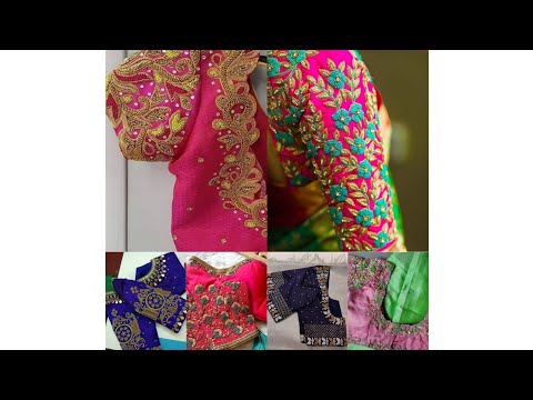 #Maggamwork blouse designs | #aari work blouse | Trending blouse designs new blouse collection