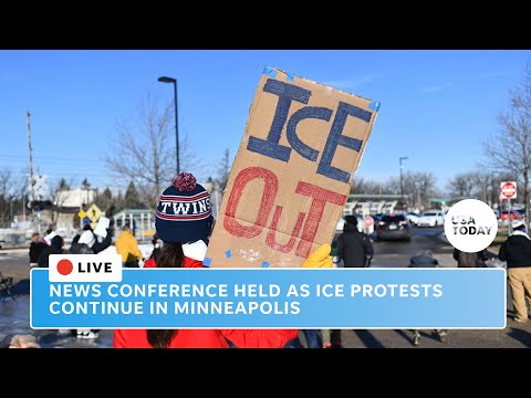 Minnesota Attorney General holds news conference as ICE protests continue in Minneapolis