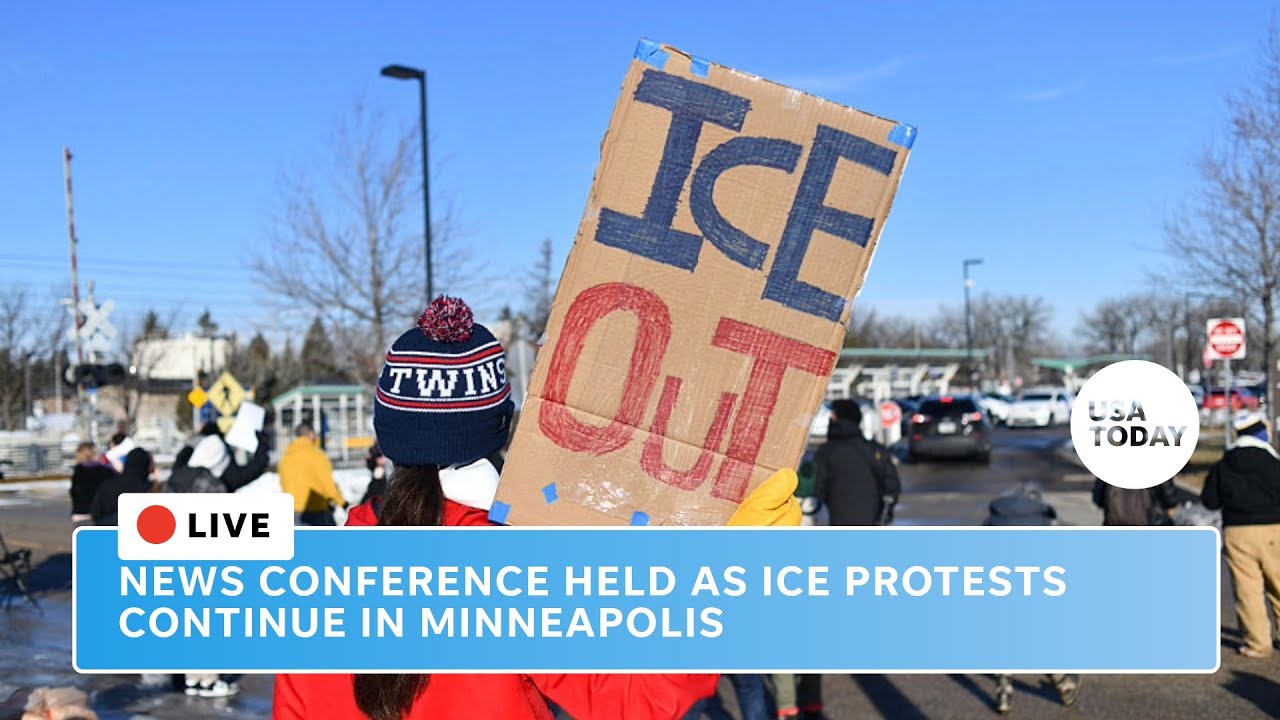 Minnesota Attorney General holds news conference as ICE protests continue in Minneapolis