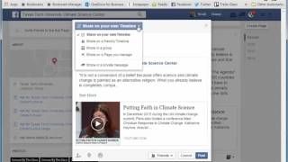 How to Share a Post in Your Facebook News Feed with a Group (In Browser)