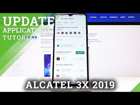 How to Update Apps in ALCATEL 3X (2019) – Install Newest App Version