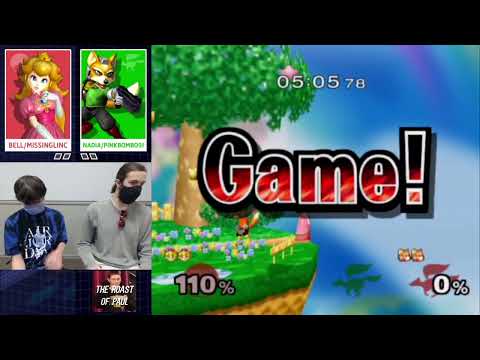 Bell & missinglinc (R) vs. NadiA & @pinkbombo91 (G) - Winners Rd 1 - Roast of Paul