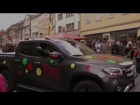 Foaset in Fulda   RoMo 2018 - Spitze des Zuges