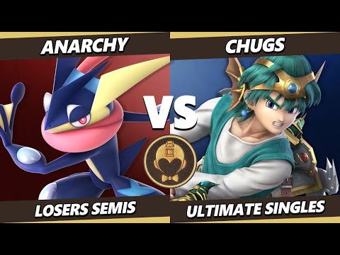 Peabnut Homecoming LOSERS SEMIS - Anarchy (Greninja) Vs. Chugs (Hero) Smash Ultimate - SSBU