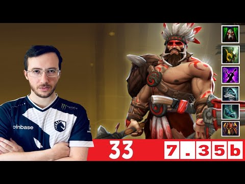 [DOTA 2] Liquid.33 the BEASTMASTER [OFFLANE] [7.35b]