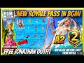 NEW A2 ROYAL PASS IN BGMI - FREE UPGRADABLE WEAPON AND JONATHAN MYTHIC LIKE OUTFIT  ( BGMI )